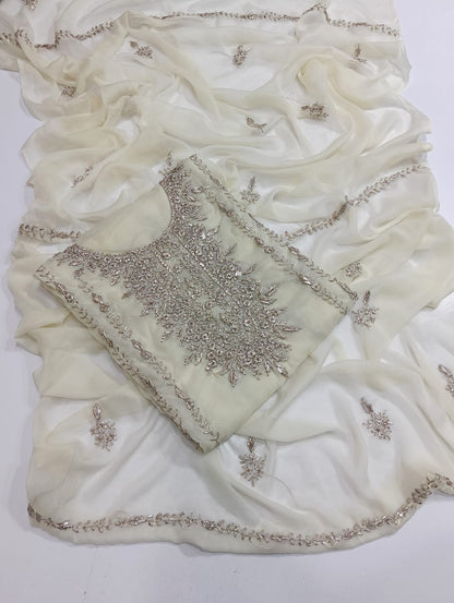 Handmade Seep Gota Work Shirt & Dupatta - 2Pc
