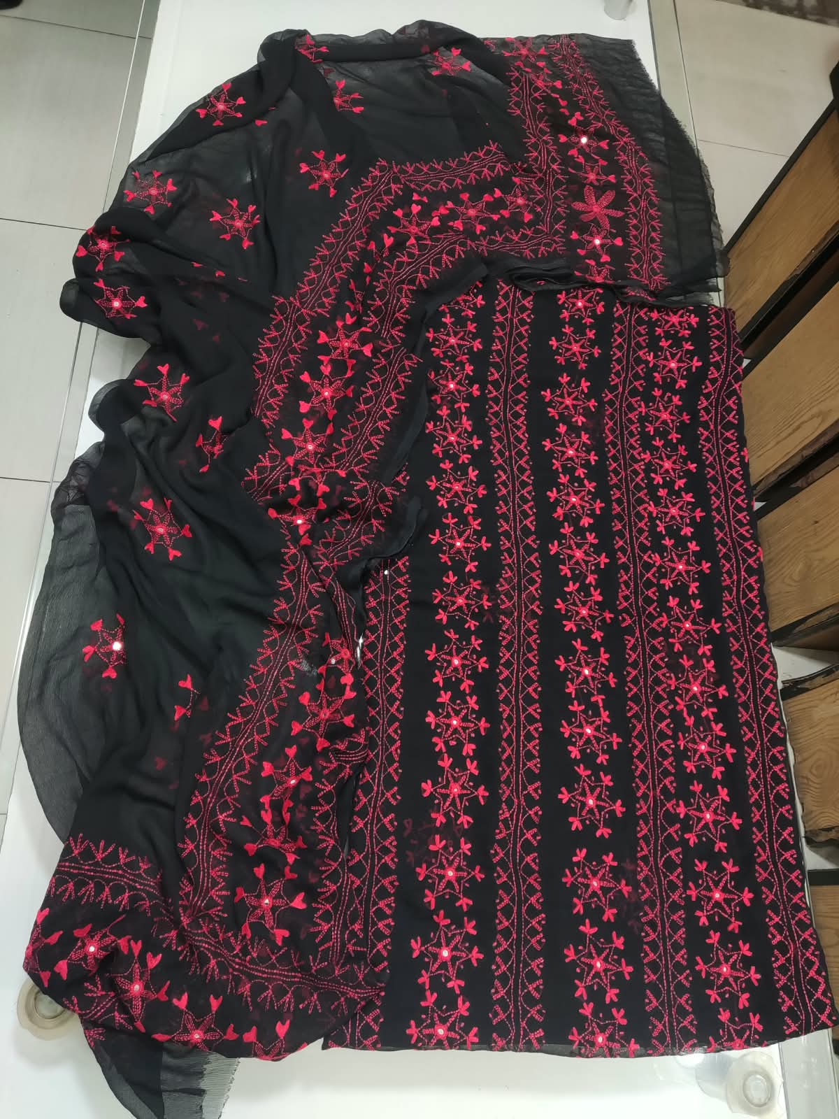 Jaal Sheesha Work Suit - Black