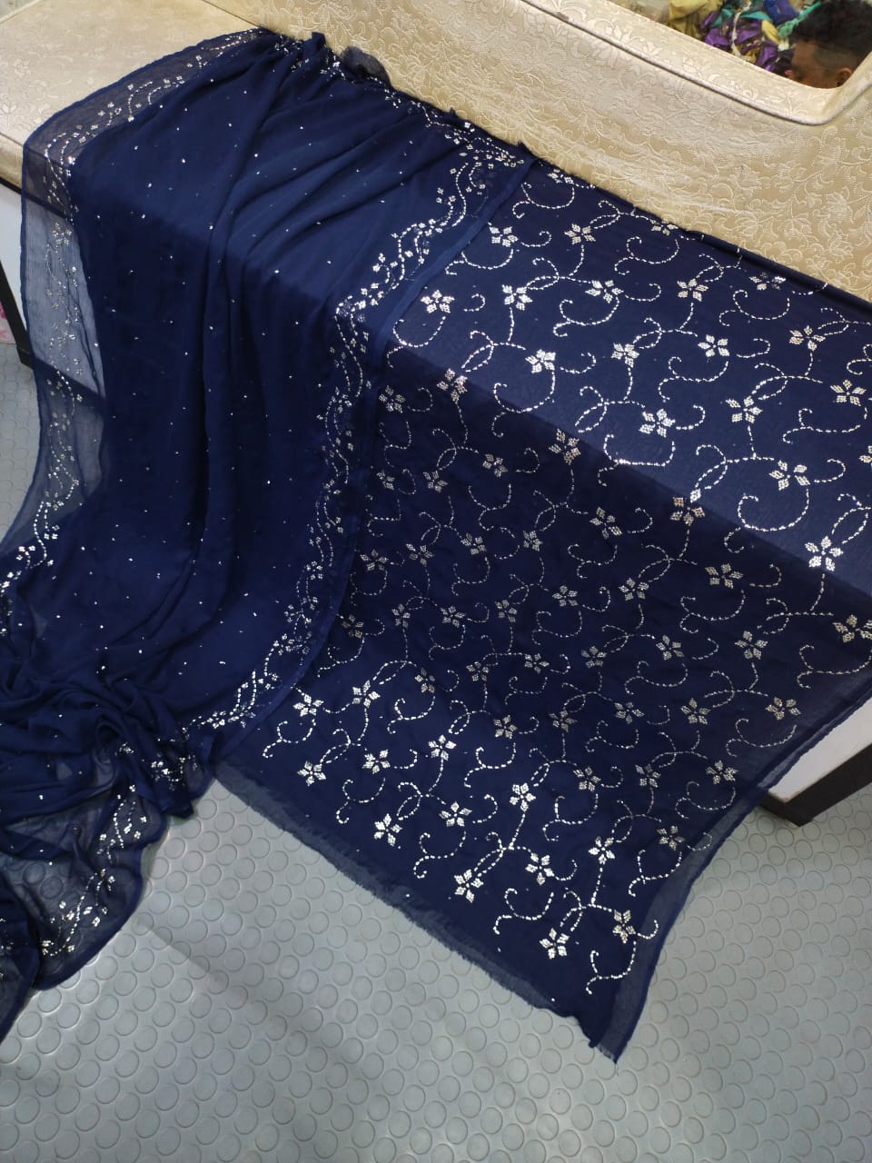 Heavy Mukkesh Work Suit - Navy Blue