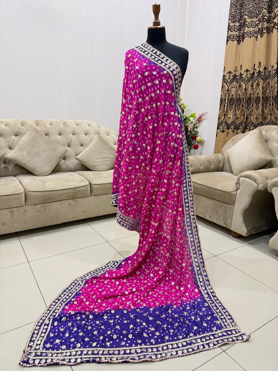 Pink & Royal Blue
